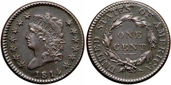 1 Цент США (1776 - ) Мідь 