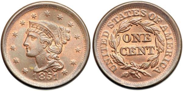 1 Цент США (1776 - ) Мідь 