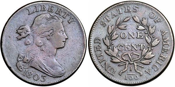 1 Цент США (1776 - ) Мідь 