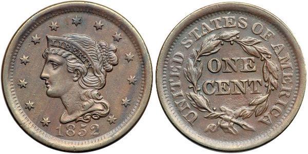 1 Цент США (1776 - ) Мідь 