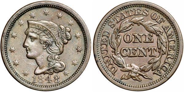 1 Цент США (1776 - ) Мідь 