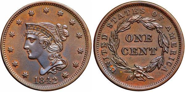 1 Цент США (1776 - ) Мідь 
