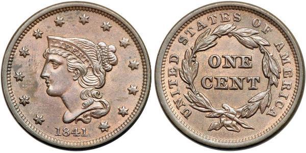 1 Цент США (1776 - ) Мідь 
