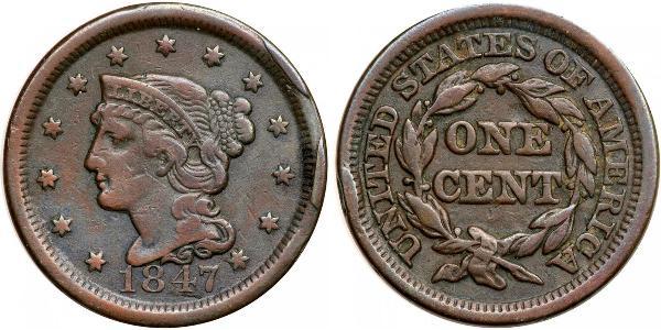 1 Цент США (1776 - ) Мідь 