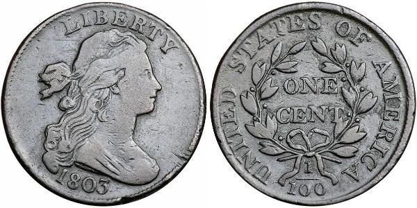 1 Цент США (1776 - ) Мідь 