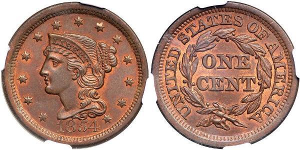1 Цент США (1776 - ) Мідь 
