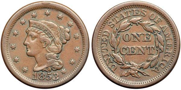 1 Цент США (1776 - ) Мідь 