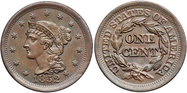 1 Цент США (1776 - ) Мідь 