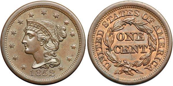 1 Цент США (1776 - ) Мідь 