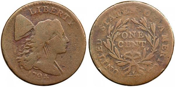 1 Цент США (1776 - ) Мідь 