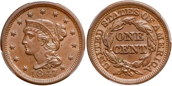 1 Цент США (1776 - ) Мідь 