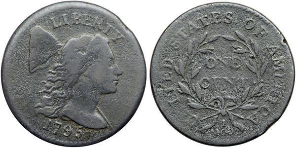 1 Цент США (1776 - ) Мідь 