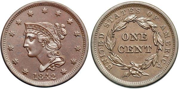 1 Цент США (1776 - ) Мідь 