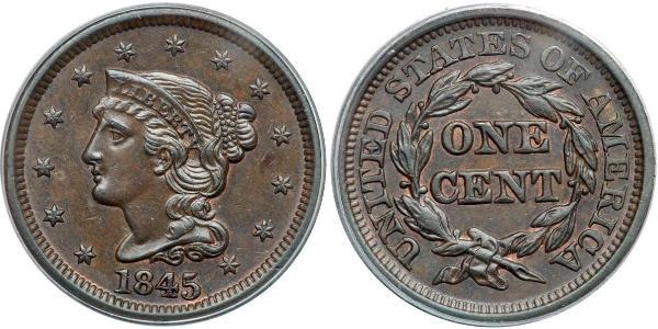 1 Цент США (1776 - ) Мідь 