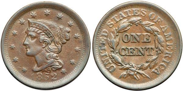 1 Цент США (1776 - ) Мідь 