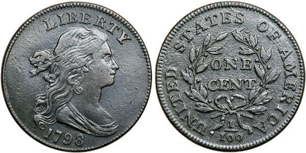 1 Цент США (1776 - ) Мідь 