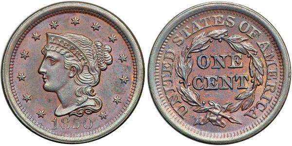 1 Цент США (1776 - ) Мідь 
