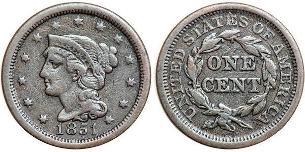 1 Цент США (1776 - ) Мідь 