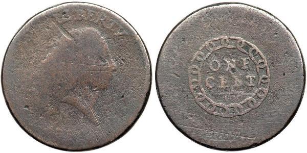 1 Цент США (1776 - ) Мідь 