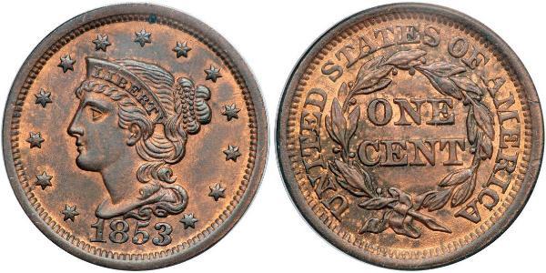 1 Цент США (1776 - ) Мідь 
