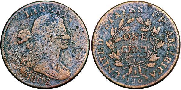 1 Цент США (1776 - ) Мідь 