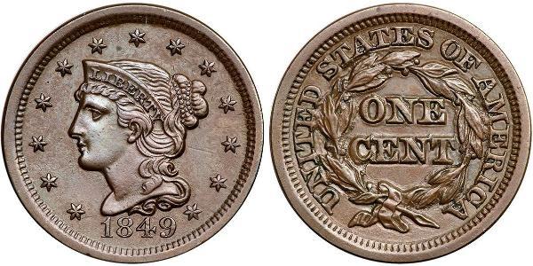 1 Цент США (1776 - ) Мідь 