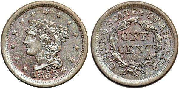 1 Цент США (1776 - ) Мідь 