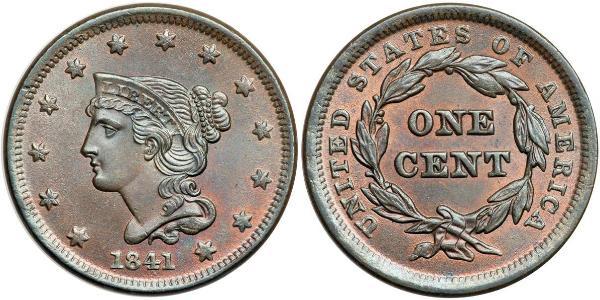1 Цент США (1776 - ) Мідь 