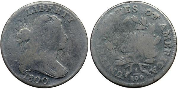 1 Цент США (1776 - ) Мідь 