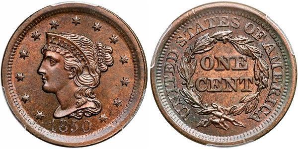 1 Цент США (1776 - ) Мідь 