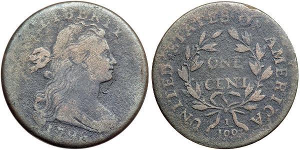 1 Цент США (1776 - ) Мідь 