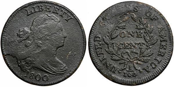 1 Цент США (1776 - ) Мідь 