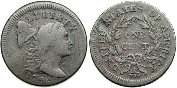 1 Цент США (1776 - ) Мідь 