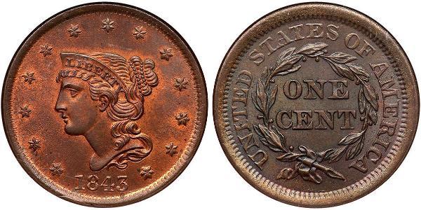 1 Цент США (1776 - ) Мідь 