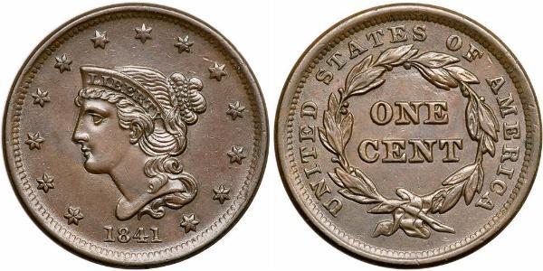 1 Цент США (1776 - ) Мідь 