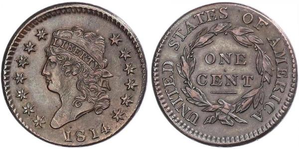 1 Цент США (1776 - ) Мідь 