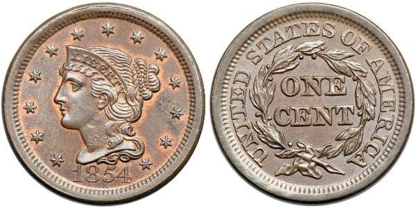 1 Цент США (1776 - ) Мідь 