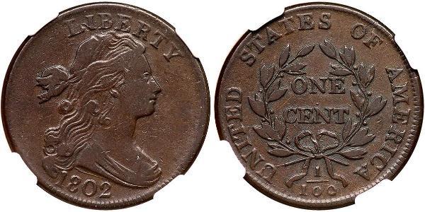 1 Цент США (1776 - ) Мідь 