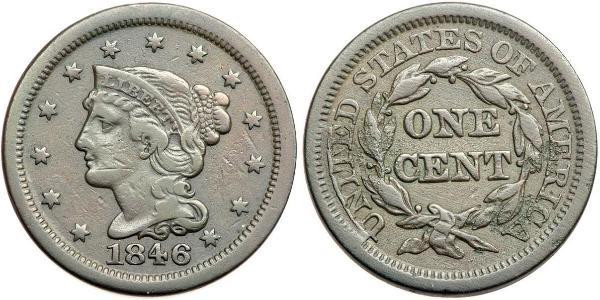 1 Цент США (1776 - ) Мідь 