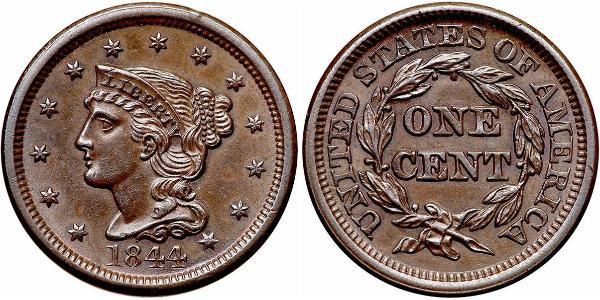 1 Цент США (1776 - ) Мідь 