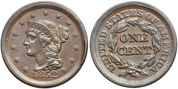 1 Цент США (1776 - ) Мідь 