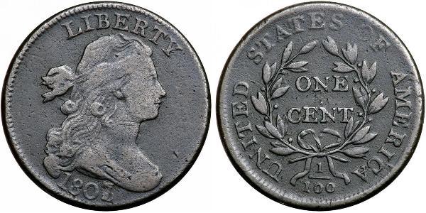 1 Цент США (1776 - ) Мідь 