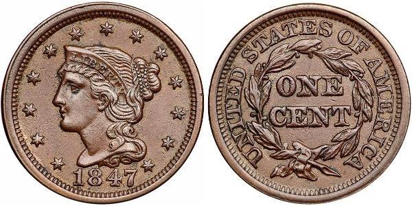 1 Цент США (1776 - ) Мідь 