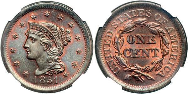 1 Цент США (1776 - ) Мідь 