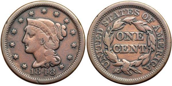 1 Цент США (1776 - ) Мідь 