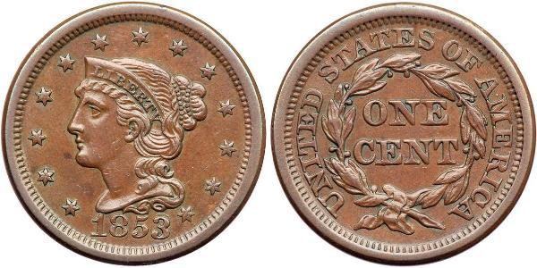 1 Цент США (1776 - ) Мідь 
