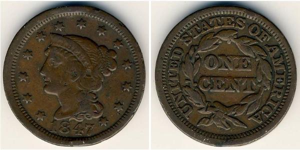 1 Цент США (1776 - ) Мідь 