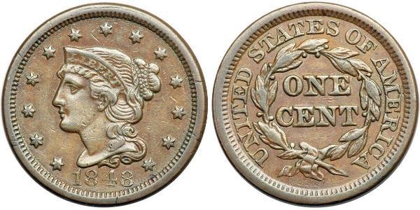1 Цент США (1776 - ) Мідь 