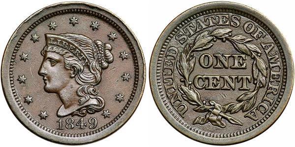 1 Цент США (1776 - ) Мідь 