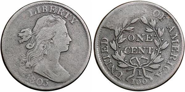 1 Цент США (1776 - ) Мідь 